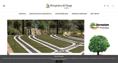 Desktop Screenshot of bioingenieriadelpaisaje.com